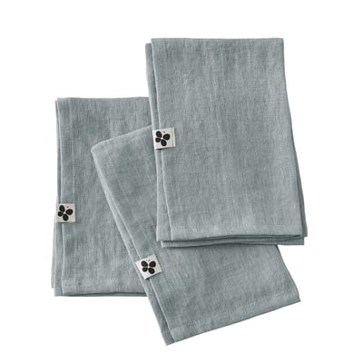 3 Serviettes de table en lin Soline EDEN