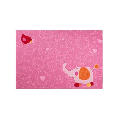 Tapis enfant fait main en acrylique HAPPY FIL UN AMOUR DE TAPIS