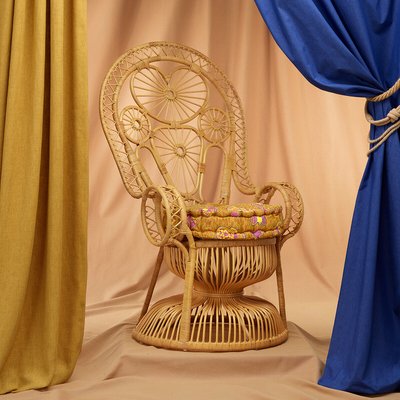 Fauteuil in gevlochten rotan Mamanuelle MAMA SHELTER X LA REDOUTE INTERIEURS 