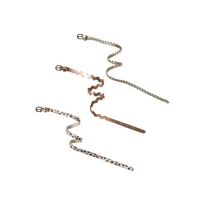 Lot de 3 fines ceintures VERTBAUDET