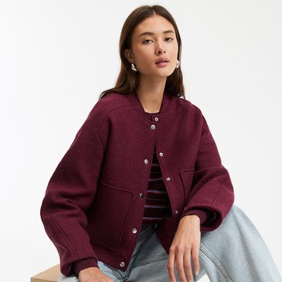 Cazadora corta con botones de presión LA REDOUTE COLLECTIONS