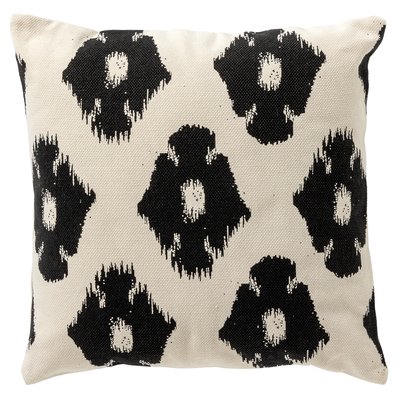 Coussin Rico - Noir, 45x45 cm DUTCH DECOR