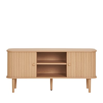 Meuble tv 2 portes coulissantes en bois L113cm- NIKKO HOUSE NORDIC