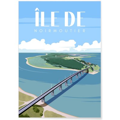 Affiche ville, Île de Noirmoutier L'AFFICHERIE