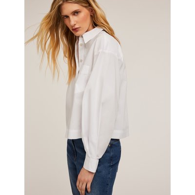 Chemise oversize en popeline de coton mélangé MOTIVI