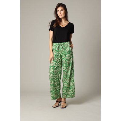 Pantalon femme bohème en viscose avec taille élastiquée OTISSA DEELUXE