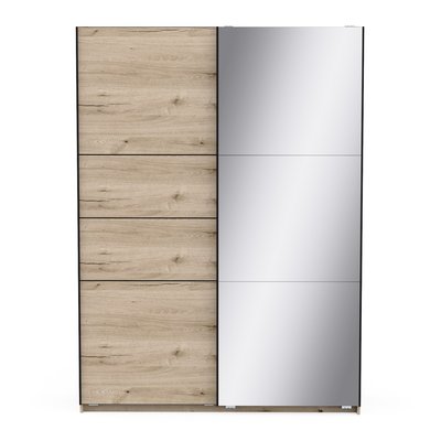 Armoire 2 portes coulissantes miroir LINE CALICOSY