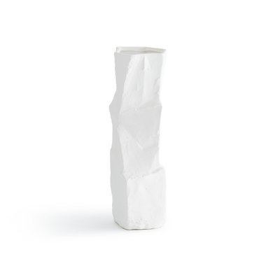 Risa 40cm High Geometric Matte Ceramic Vase AM.PM