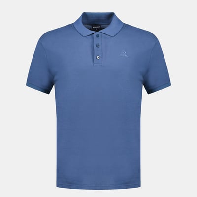 Polo Essentiel en jersey effet piqué Essentiels ton/ton LE COQ SPORTIF