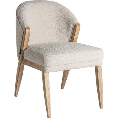 Chaise en bois de pin, S.prati Bouclé RECOLLECTION
