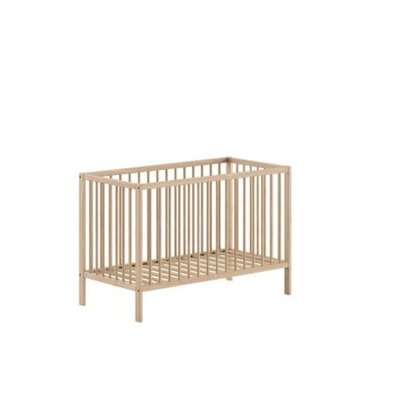 Lit Bébé Dino 60x120 Cm Naturel VIPACK