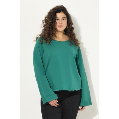 Sweat-shirt à manches longues raglan. Col ULLA POPKEN