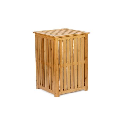 Panier à Linge en Bambou avec Sac Intérieur Amovible WADIGA