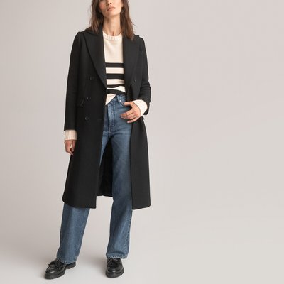 Manteau pardessus long fabriqué en Europe LA REDOUTE COLLECTIONS