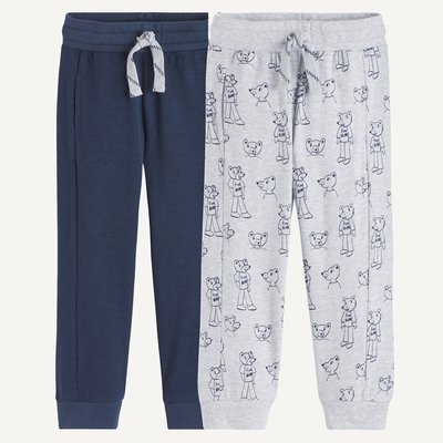 2er-Pack Joggpants aus Jersey mit Struktureffekt LA REDOUTE COLLECTIONS