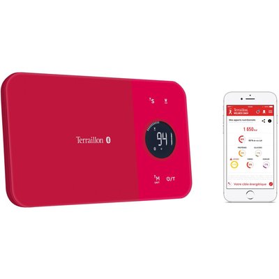 Balance connectée Connéctée NUTRITAB Cranberry TERRAILLON