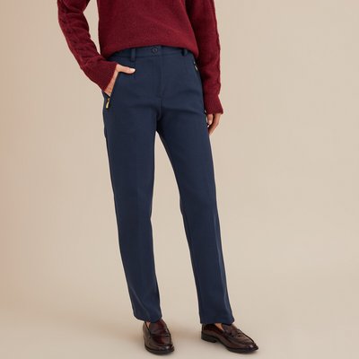Gerade geschnittene Stretchhose mit hoher Taille ANNE WEYBURN
