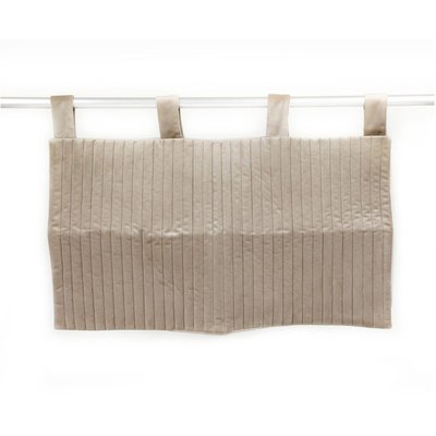 Tête de lit velours beige - VELINA CAMIF