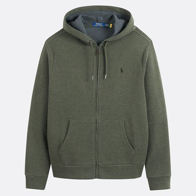 Sweat à capuche zippé en piqué POLO RALPH LAUREN