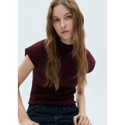 Pull-over maille fine manches courtes MANGO