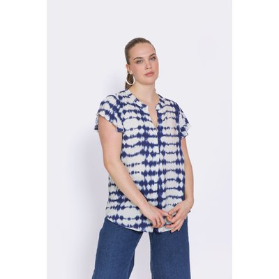 Blouse imprimée multicolore JEAN-MARC PHILIPPE