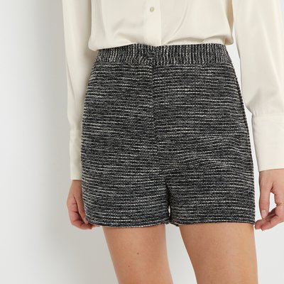 Shorts de tweed, talle alto LA REDOUTE COLLECTIONS