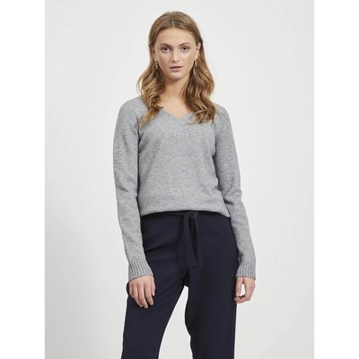 Maglione scollo a V in maglia fine VILA