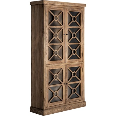Vitrine contemporaine en bois avec finition marbrée RECOLLECTION