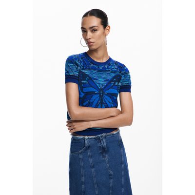 T-shirt en maille papillon DESIGUAL