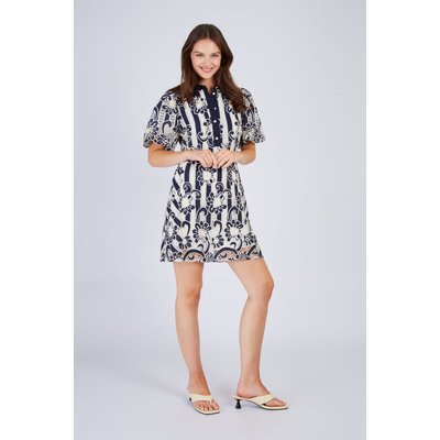 Robe courte en dentelle CAROLINE DERHY