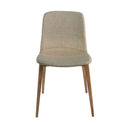 Chaise en tissu beige ANGEL CERDA