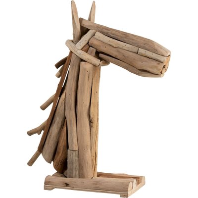 Sculpture en bois, cheval Lyons JOLIPA