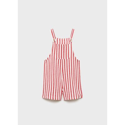 Salopette courte rayures MANGO BABY