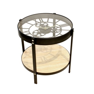 Table d'appoint Horloge TOILINUX