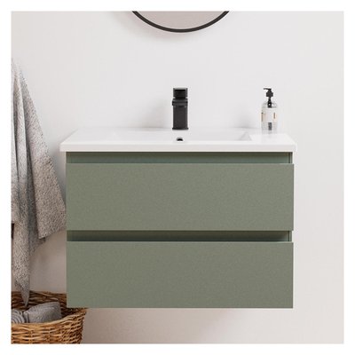 Ensemble meuble simple vasque 60 cm + robinet SORRENTO MOB IN