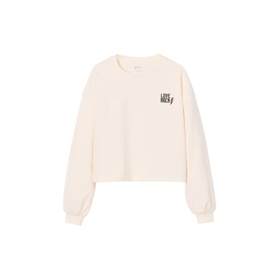 Tee-shirt cropped motif dos JONEN