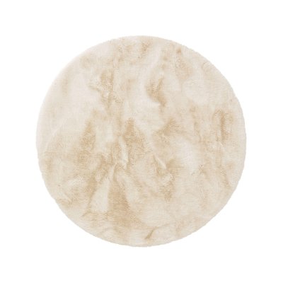 Tapis rond imitation fourrure DAVE BENUTA 