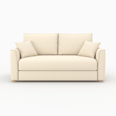 Canapé convertible en tissu texturé - OLYMPE RENDEZ-VOUS DÉCO