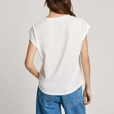 T-Shirt Avec Maxi Logo Imprimé PEPE JEANS