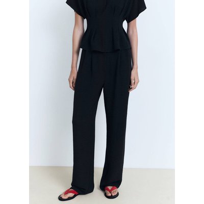 Pantalon droit pinces MANGO