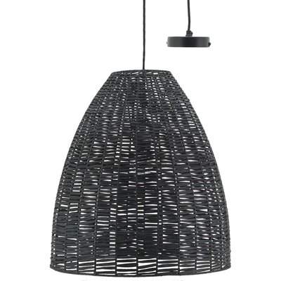 Suspension en métal et papier noir Grand modèle AUBRY GASPARD