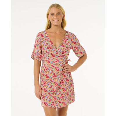 Robe LAS DALIAS DITSY WRAP DRESS RIP CURL