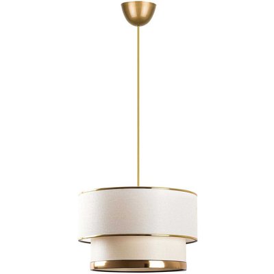 Suspension en métal Cake Abat-jour en coton HANAH HOME