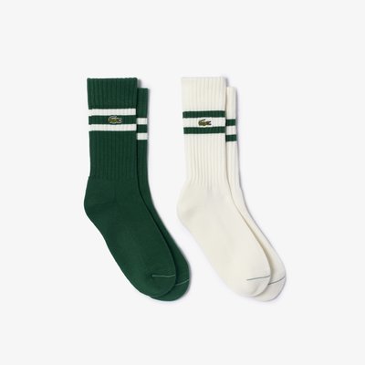 Chaussettes coton côtelé LACOSTE