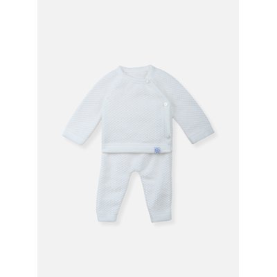 Ensemble nid d'abeilles LA MANUFACTURE DE LAYETTE