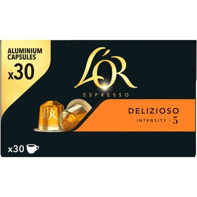 Capsules Espresso DELIZIOSO x30 156g L'OR