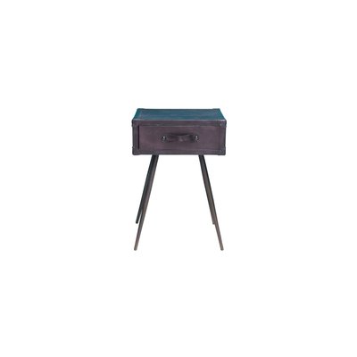 Table de chevet en cuir Ali CHEHOMA