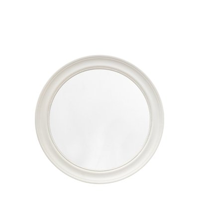 80cm Stone Wood Round Mirror SO'HOME