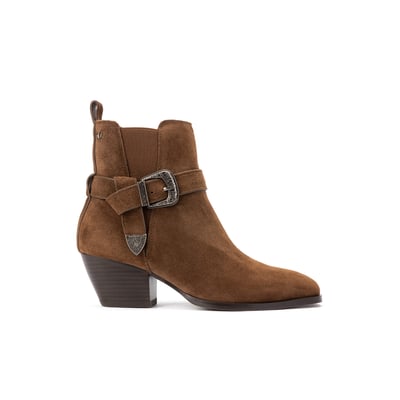 Bottines à talon cuir Jeanne MARTINELLI