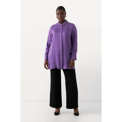 Blouse en Cupro mélangé. Manches longues ULLA POPKEN